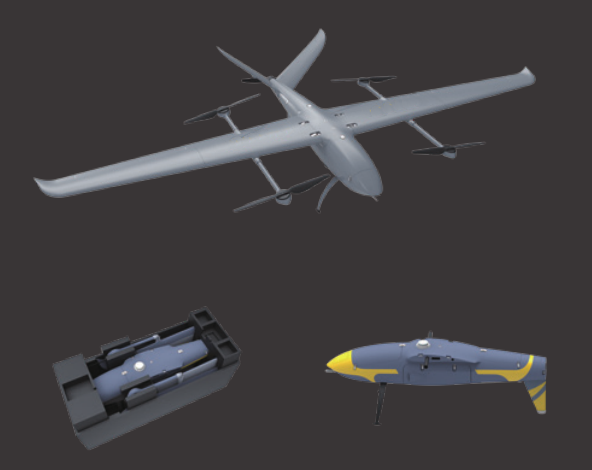 Survey and draw-Fixed-wing UAV F4200